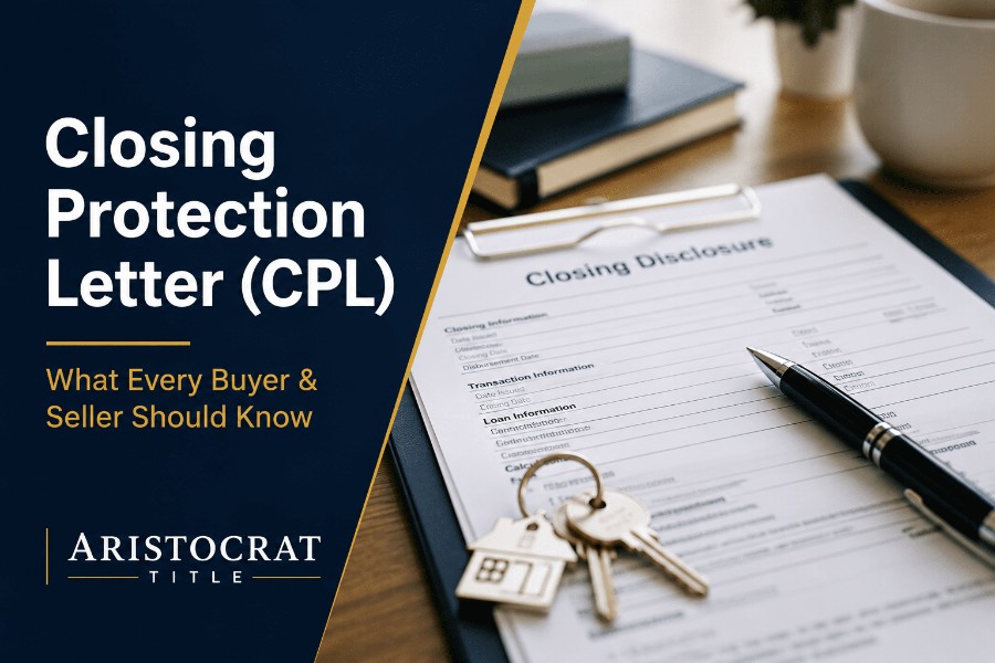 closing protection letter aristocrat title